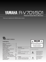Yamaha RV-501 - Owners Manual